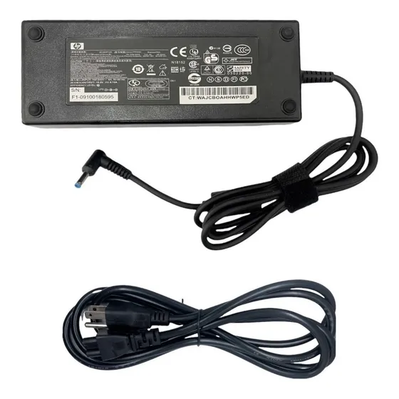 Cargador Para Hp Envy 19.5v 6.15a Punta Azul 120 Watts