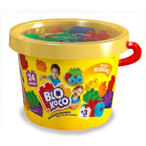 Blokoco Balde 24 Piezas Ploppy.6 156253