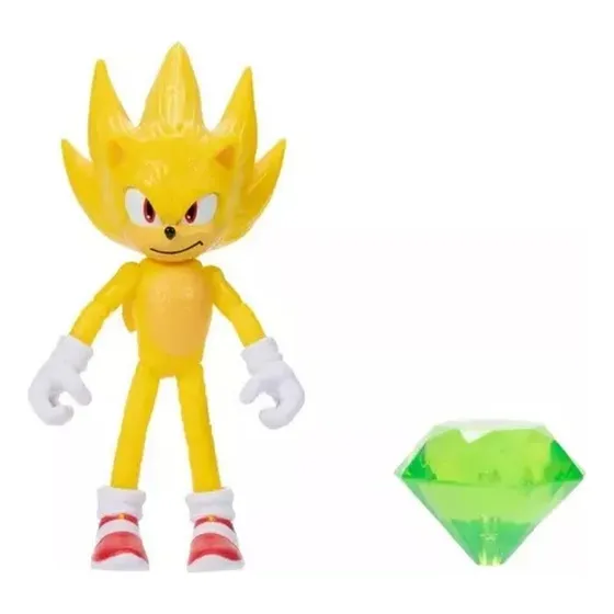 Super Sonic Figura Muñeco Juguete Articulable Jakks