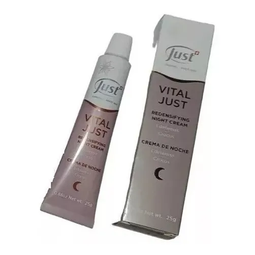 Crema Vital Just Redensificadora De Noche 25 Grs Tipo De Piel Todo Tipo De Piel