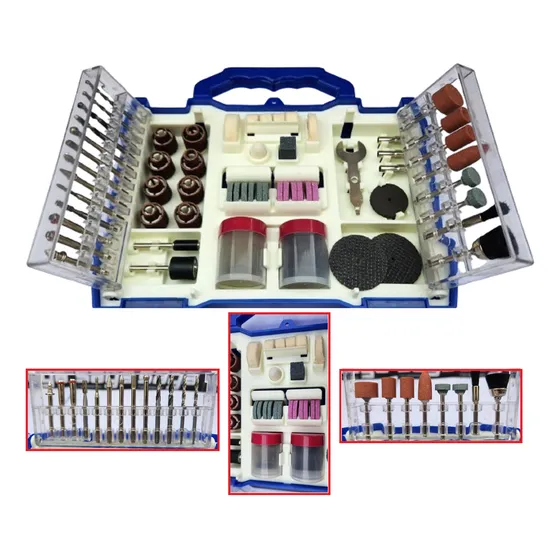 Kit 145 Acessórios Para Mini Retífica Completo Padrão Dremel
