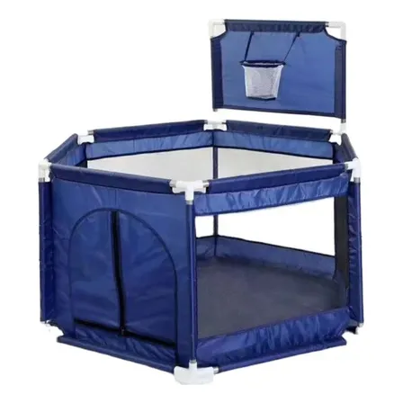 Corral De Juego Seguridad Bebe Con Aro Y Pelotas