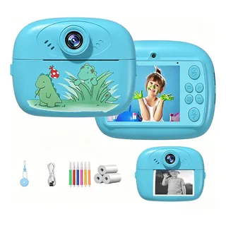 Câmera Infantil Instantânea Filmadora Full Hd Diy E Jogo
