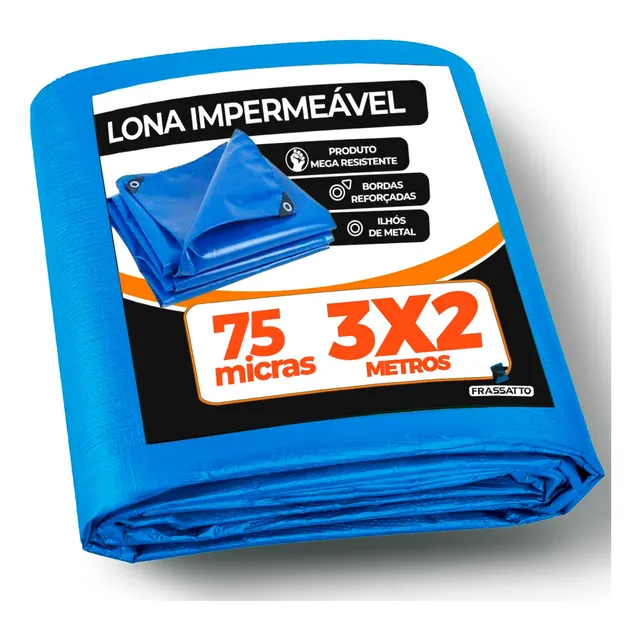 Lona Para Garagem Toldo Plástica 3x2 Metros Resistente