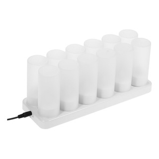 Juego De 12 Luces Led Recargables Que Cambian De Color. Juego De 12 Luces Led Recargables Que Cambian De Color.