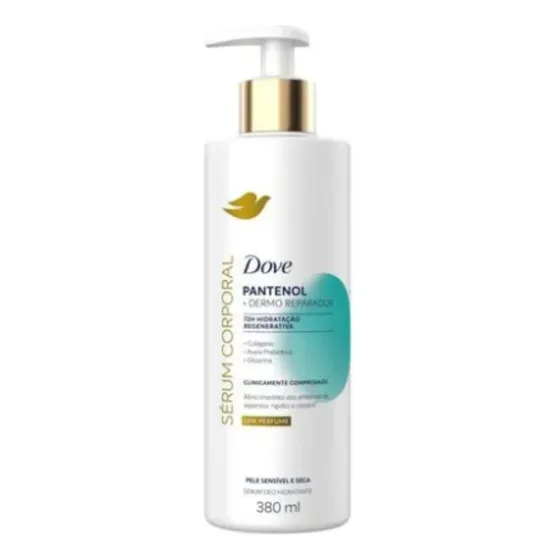 Sérum Corporal Dove Pantenol+dermo Reparador 380ml Fragancia Neutra