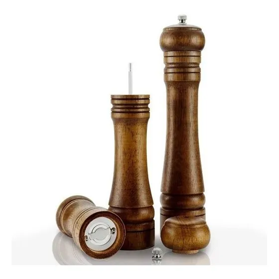 Pimentero Molinillo De Madera 22cm 