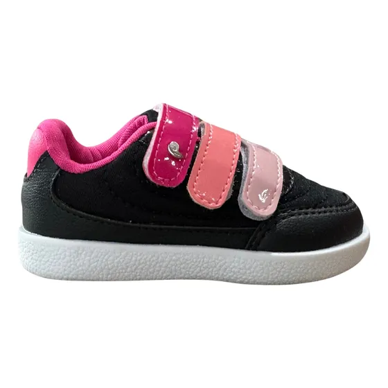 Tênis Infantil Feminino Pampili Mini Joy Com Velcro