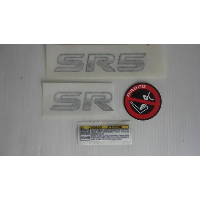 Calcomanias O Etiquetas Sr Sr5 Y Air Bag Toyota Y Fortuner