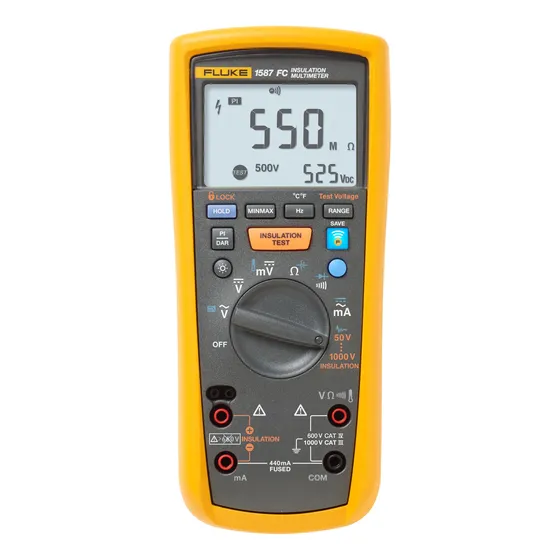 Multímetro De Aislamiento Fluke 1587 Fc True-rms 1000v