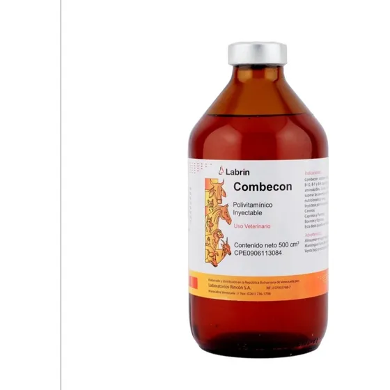 Combecon 500ml. Complejo Vitaminico Uso Veterinario. 