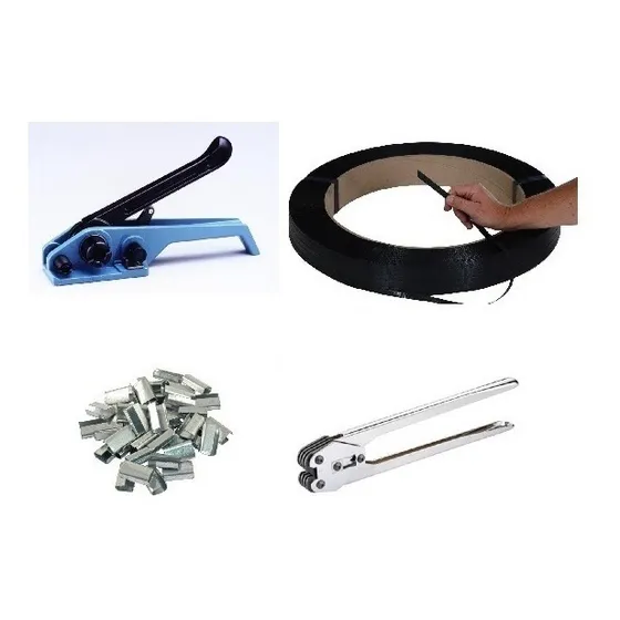 Kit Para Fleje Plastico Flejadora Selladora Fleje Sellos 