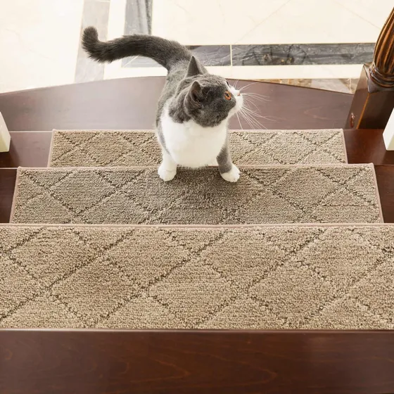 Homeer Alfombra Antideslizante 28 X 9  Para Escalon Madera