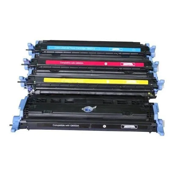 Pack 4 Toner Compatibles Con Q6000a /1a /2a / 3a 2600 Cm1017