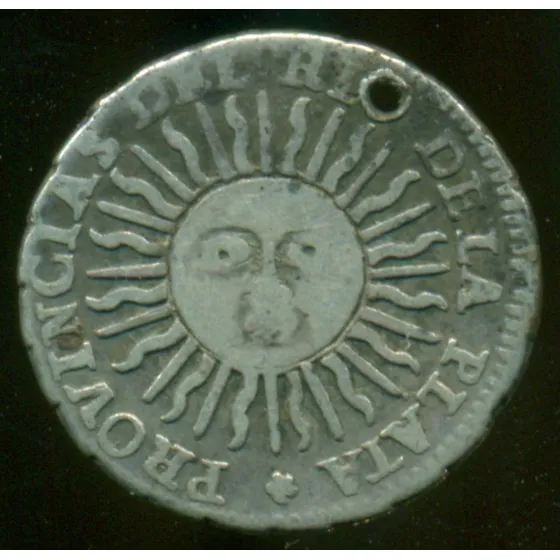 Argentina Provincias Río De La Plata Moneda 1/2 Real 1815 F.