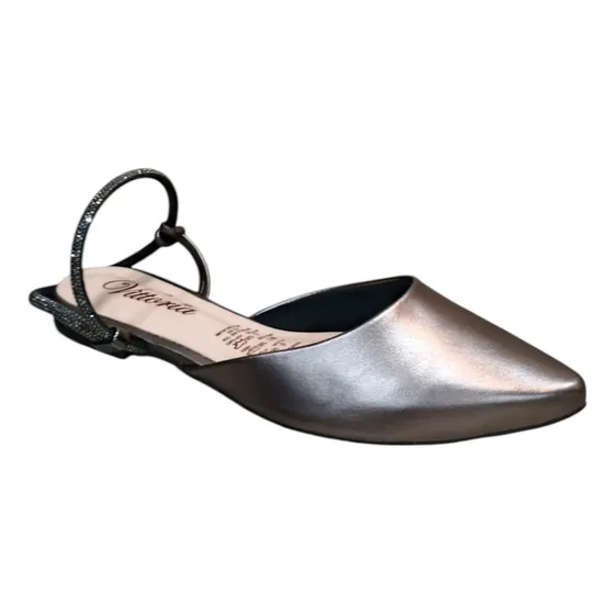Slingback Punta Cerrada Vittoria Con Tiras