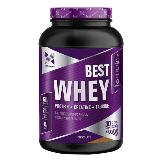 Suplemento Xtrenght Nutrition Proteínas sabor Best Whey chocolate de 907g - polvo