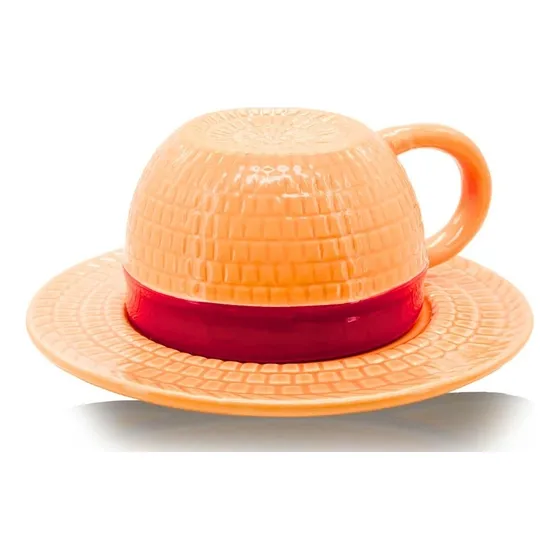 Taza Cerámica Sombrero Luffy One Piece 250ml