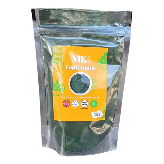 Espirulina En Polvo Mk Foods Libre De Gluten 125gr