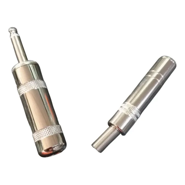 28 Conectores Genericos Para 6.3mm Mono Audio Macho/ Hembra