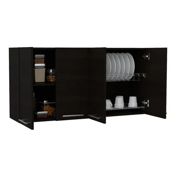 Gabinete Superior Frello Wengue Color Marrón oscuro