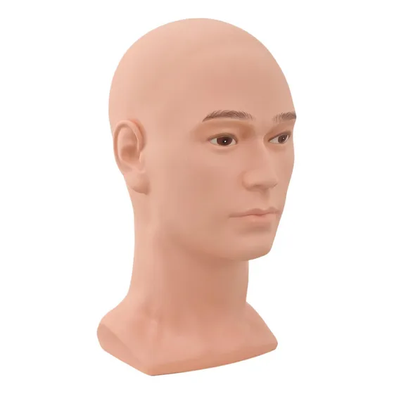 Modelo De Cabeza De Maniquí Masculino, Color De Piel