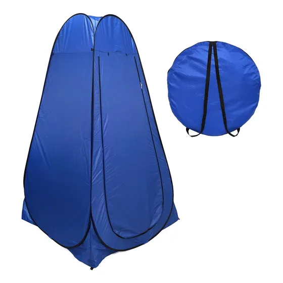 Carpa Baño Vestidor Autoarmable Playa Dakota 110x110x190cm Color Azul