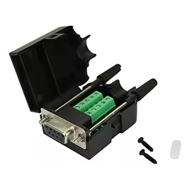 Adaptador Hembra Db9 Rs232 Serial Terminal C/ Clema Conector