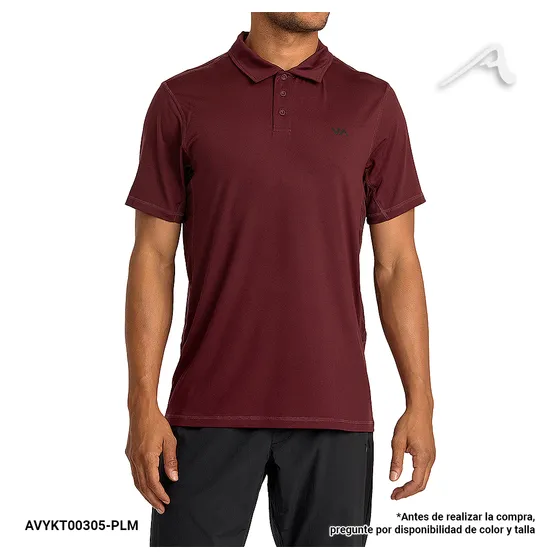 Chemise Vinotinto Para Hombre Sport Vent Polo  Rvca