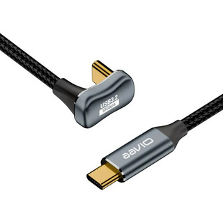 Cabo Usb Tipo C Em U 3 Metros L 90 3.2 100w 4k@60hz 10gbps Cabo Usb Tipo C Em U 3 Metros L 90 3.2 100w 4k@60hz 10gbps