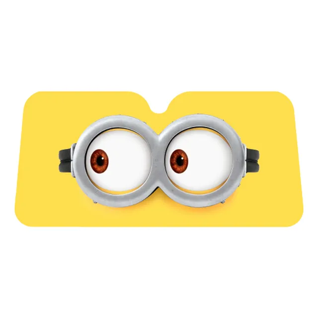 Cortina Parasol Metalizada Parabrisas Minions Camioneta