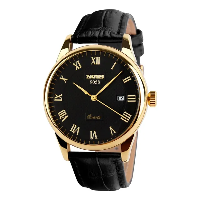Skmei Business Hombres Relojes De Cuarzo De Cuero 3rm3n