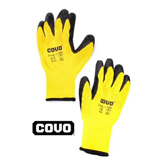 Guantes Látex Anticorte Covo / 3 Pares / Mayor Y Detal/