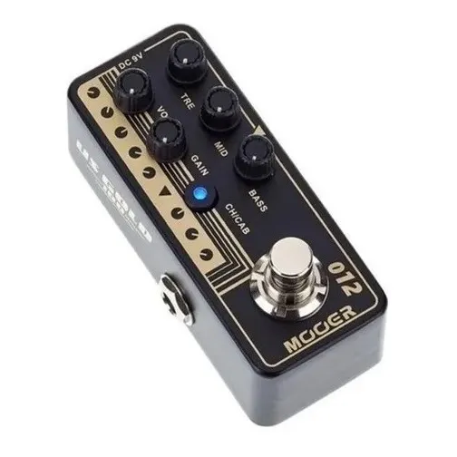 Pedal Mooer Pre Amp M012 Us Gold 100 Para Guitarra