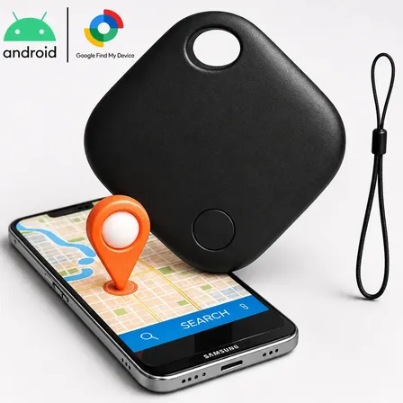 Mini Localizador Rastreador Smart Tag Gps Com Cordão Chaveiro Cor Preto Compatível Com Android Ezsias Armarinhos
