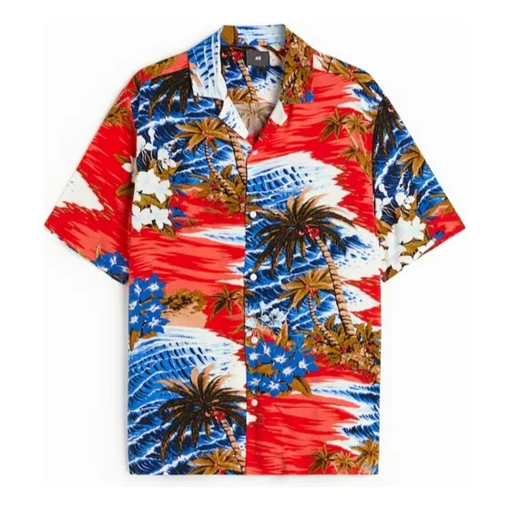 Camisa Tipo Playera, Talla L, Hombre, Marca H & M