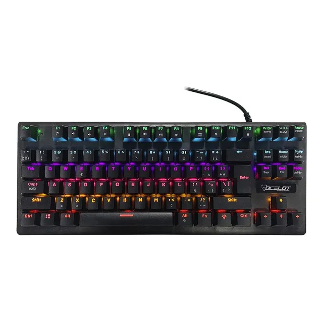 Ocelot Ogmk02 - Teclado Usb Gamer Mecánico Rgb, 26 Antighost Teclado Negro Idioma Español España