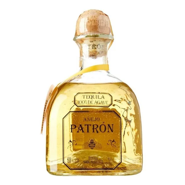 Tequila Patrón Añejo Agave Mexicano 375ml