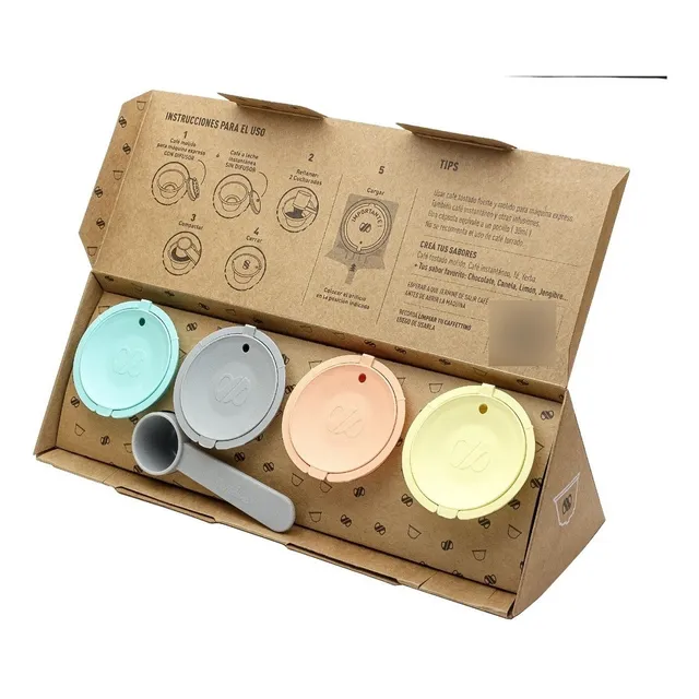 4 Capsulas Dolce Gusto Recargables Caffettino - Eco Kit.