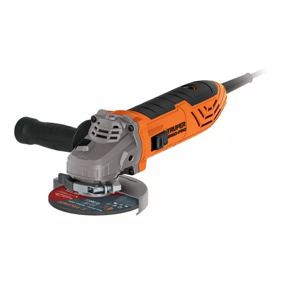 Esmeriladora Angular 4 1/2'' 850w 127v Truper ERGO-4580 Color Naranja Frecuencia 60 Hz