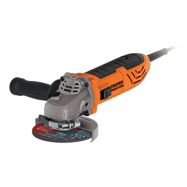 Esmeriladora Angular 4 1/2'' 850w 127v Truper ERGO-4580 Color Naranja Frecuencia 60 Hz