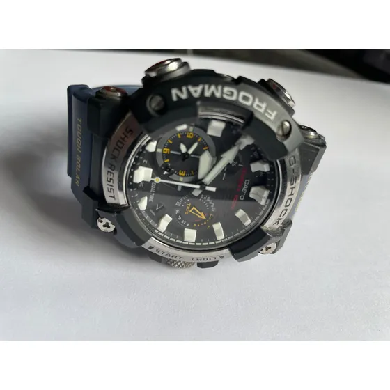 Reloj Casio G-shock Frogman Bthombre Color De La Correa Azul