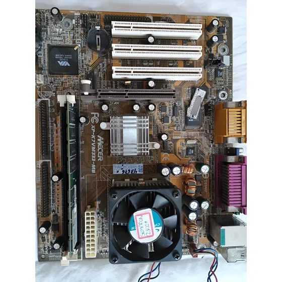 Placa Mãe Mecer Xp-k7vm333-mb + Sempron 2300+ 1gb Ddr1
