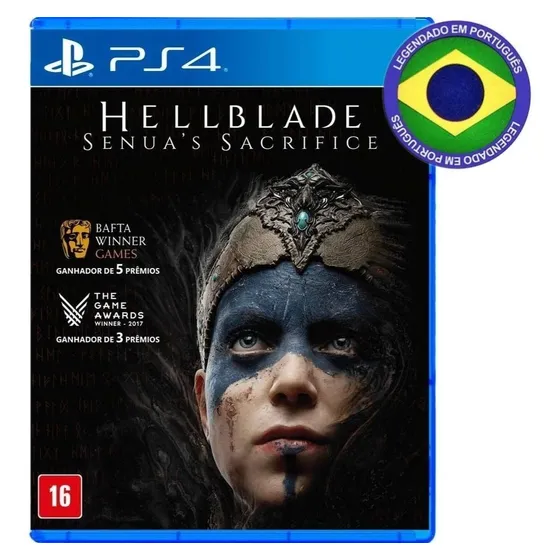 Hellblade Senuas Sacrifice Ps4 E Ps5 Mídia Física Lacrado