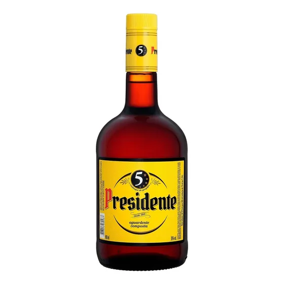 Conhaque Composto Gengibre Presidente Garrafa 900ml