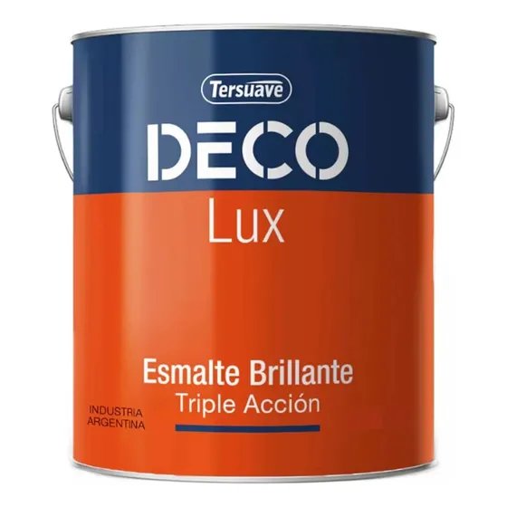 Esmalte Tersuave 1 Lt Deco Lux 3 En 1 Convertidor Brillante Color Blanco