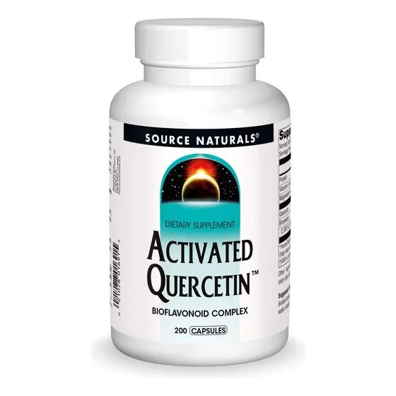 Quercetina Activada Supplement Source Naturals 200 Cápsulas