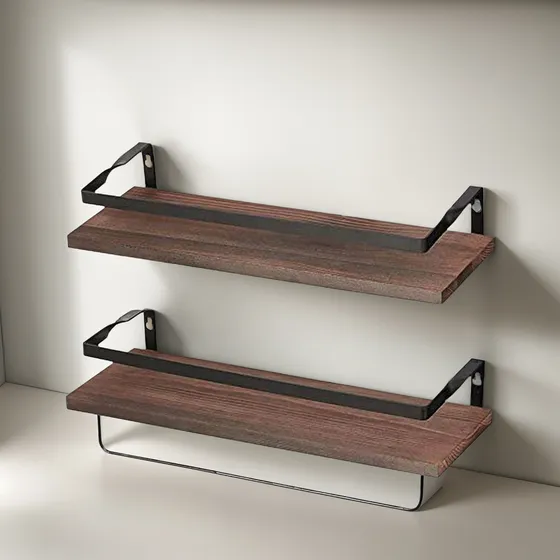 Estantes Flotantes De Pared Para Cocina Y Baño, Set De 2, 16