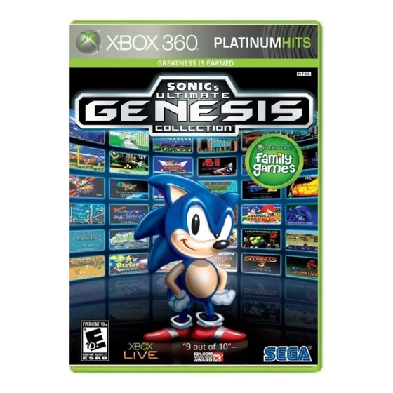 Sonic's Ultimate Genesis Collection Xbox 360 Mídia Física