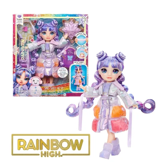 Rainbow High Winter Wonderland Violet Em